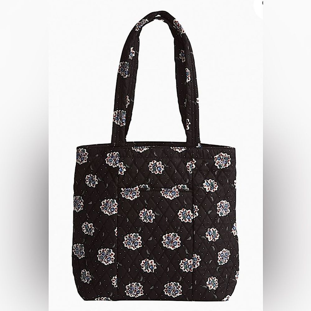 Vera Bradley Cotton Tote Bag in Feathery Bouquets - Picture 3 of 4